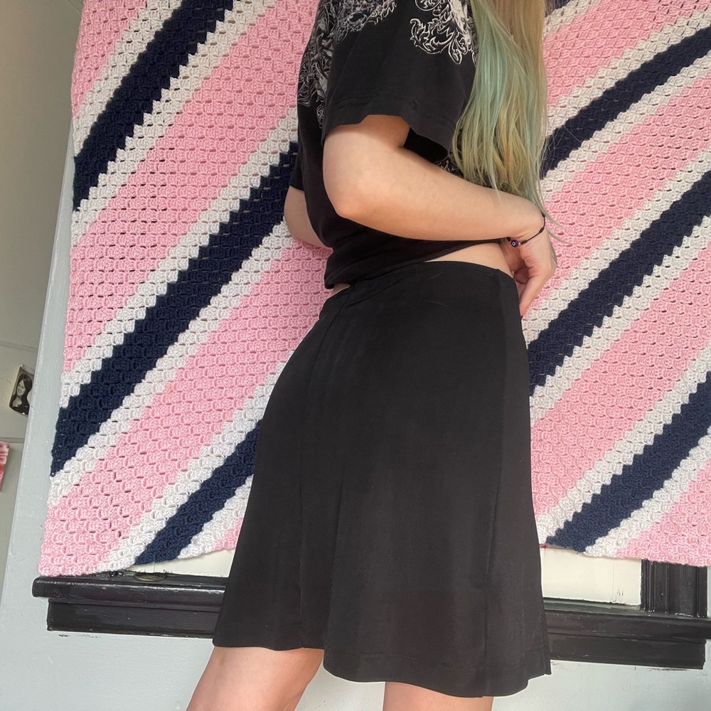To The Max! Black Medium Pencil Skirt With Slit